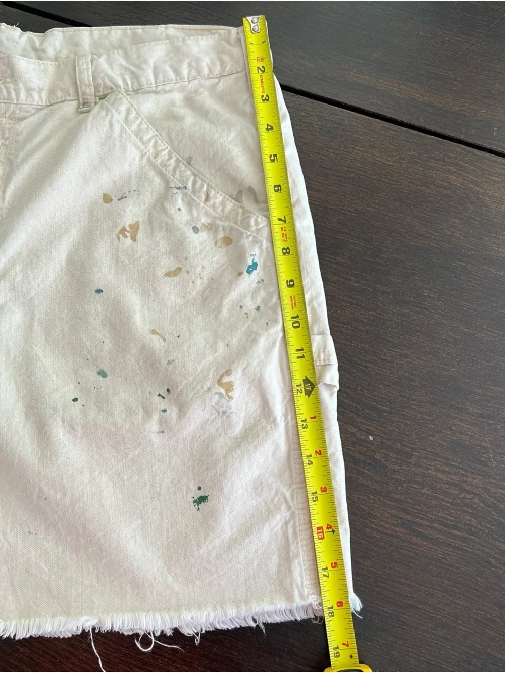 Polo Ralph Lauren 7-Inch Relaxed Fit Carpenter Shorts Rock Harbor Paint Splatter